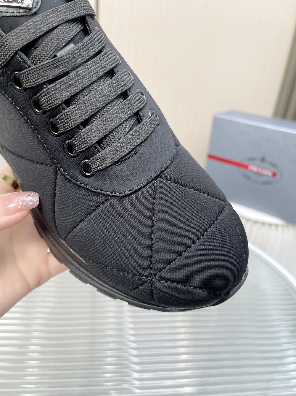 Men P*rada Top Sneaker ( )