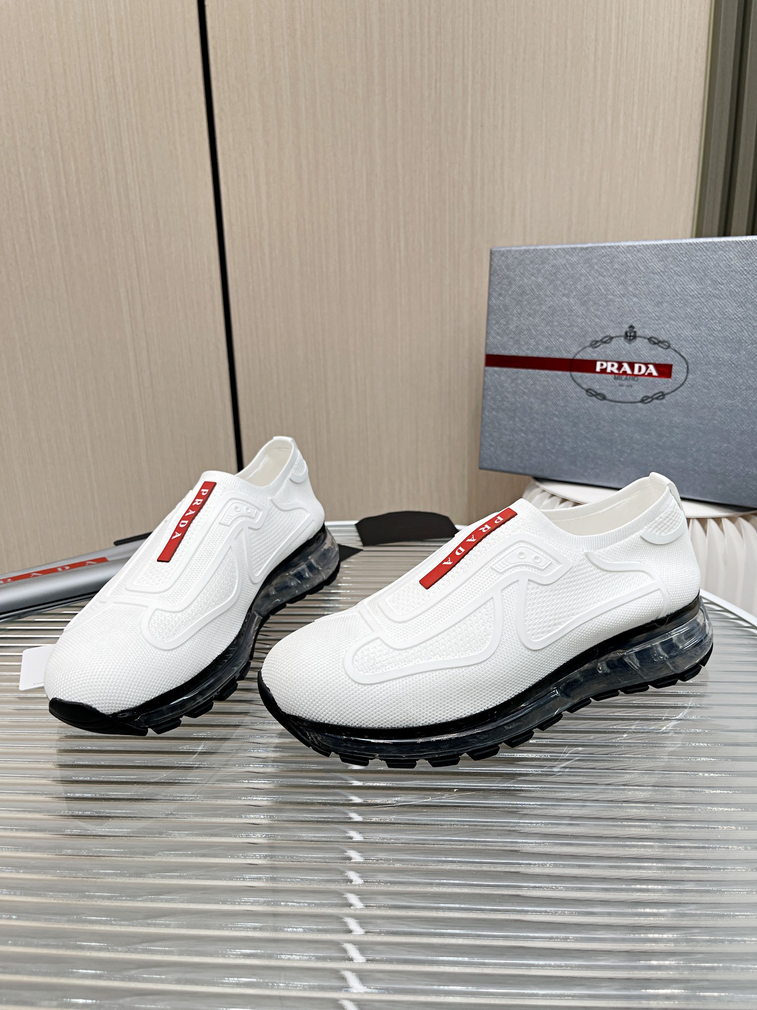 Men P*rada Top Sneaker ( )