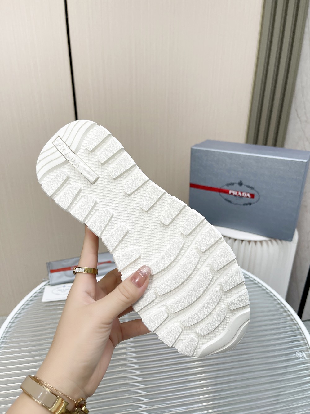 Men P*rada Top Sneaker ( )