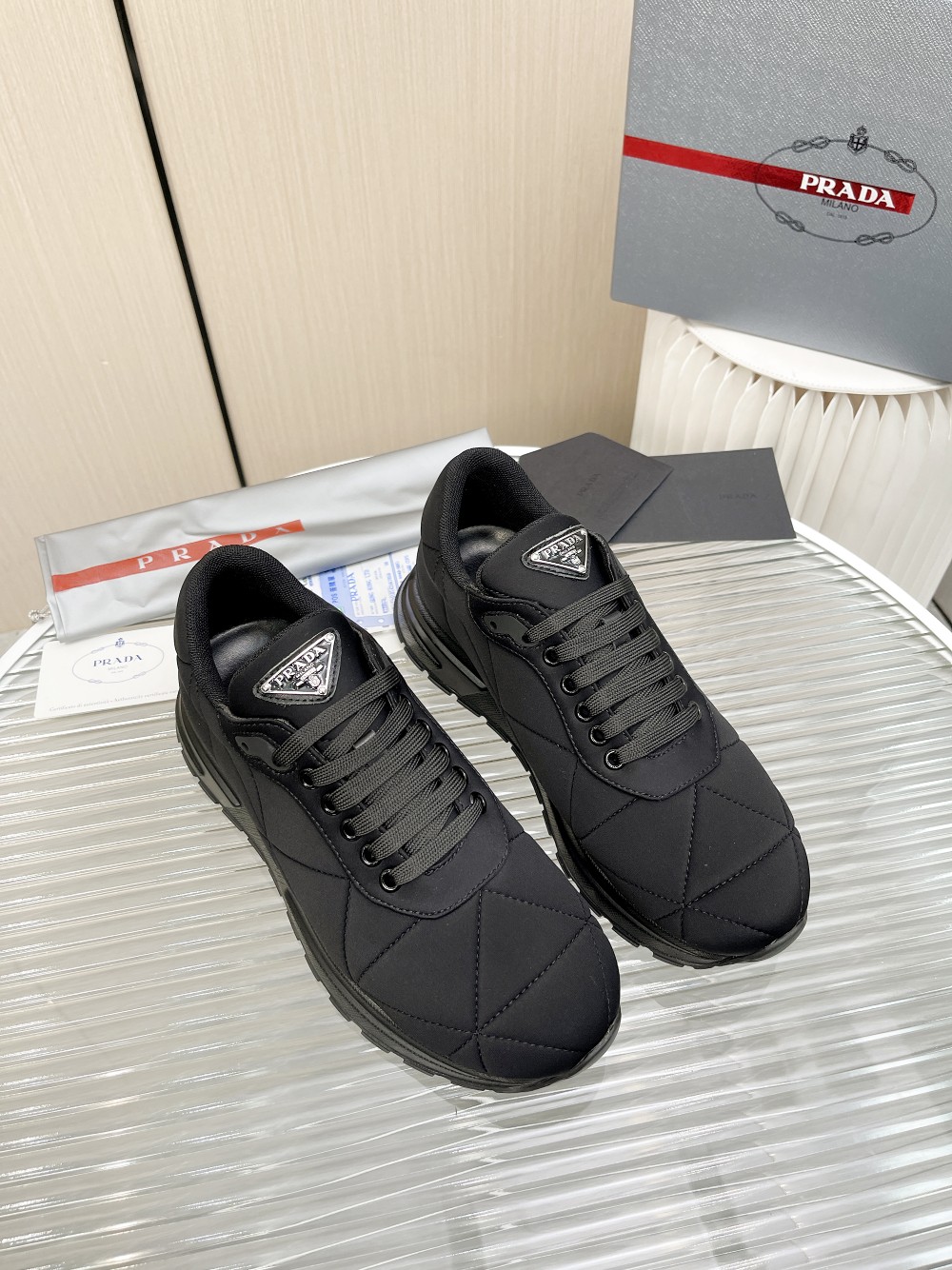 Men P*rada Top Sneaker ( )