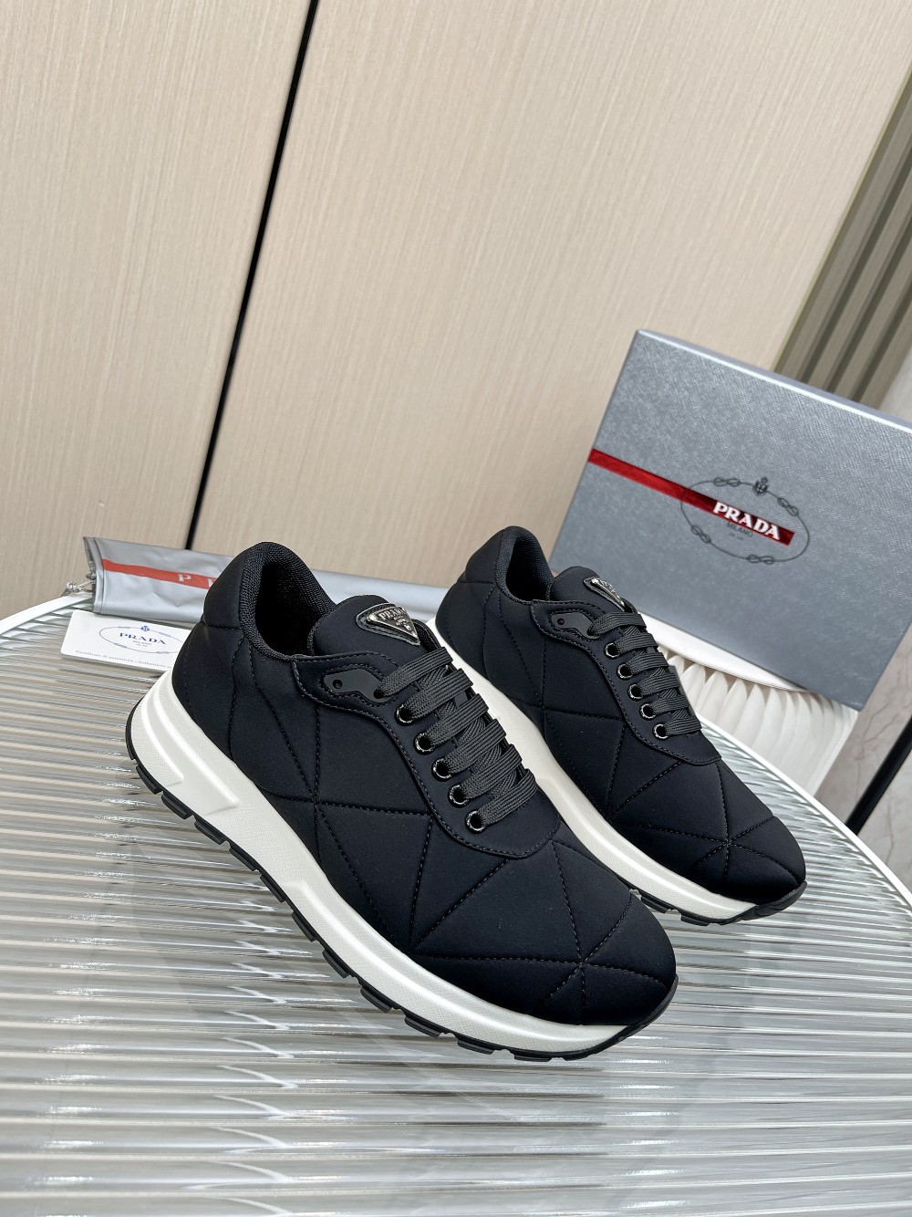 Men P*rada Top Sneaker ( )