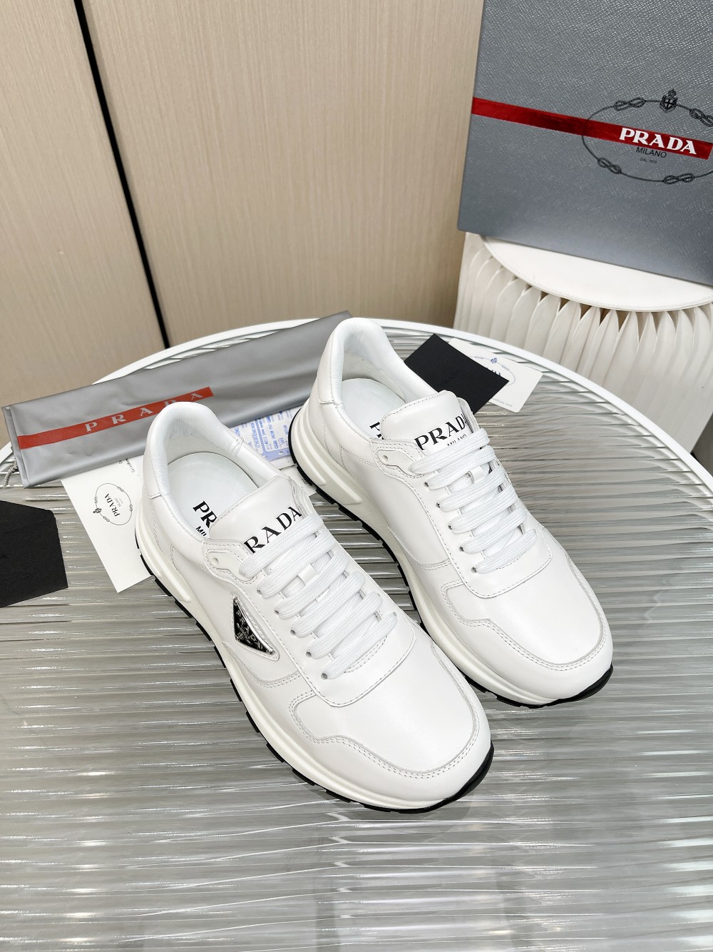 Men P*rada Top Sneaker （ ）