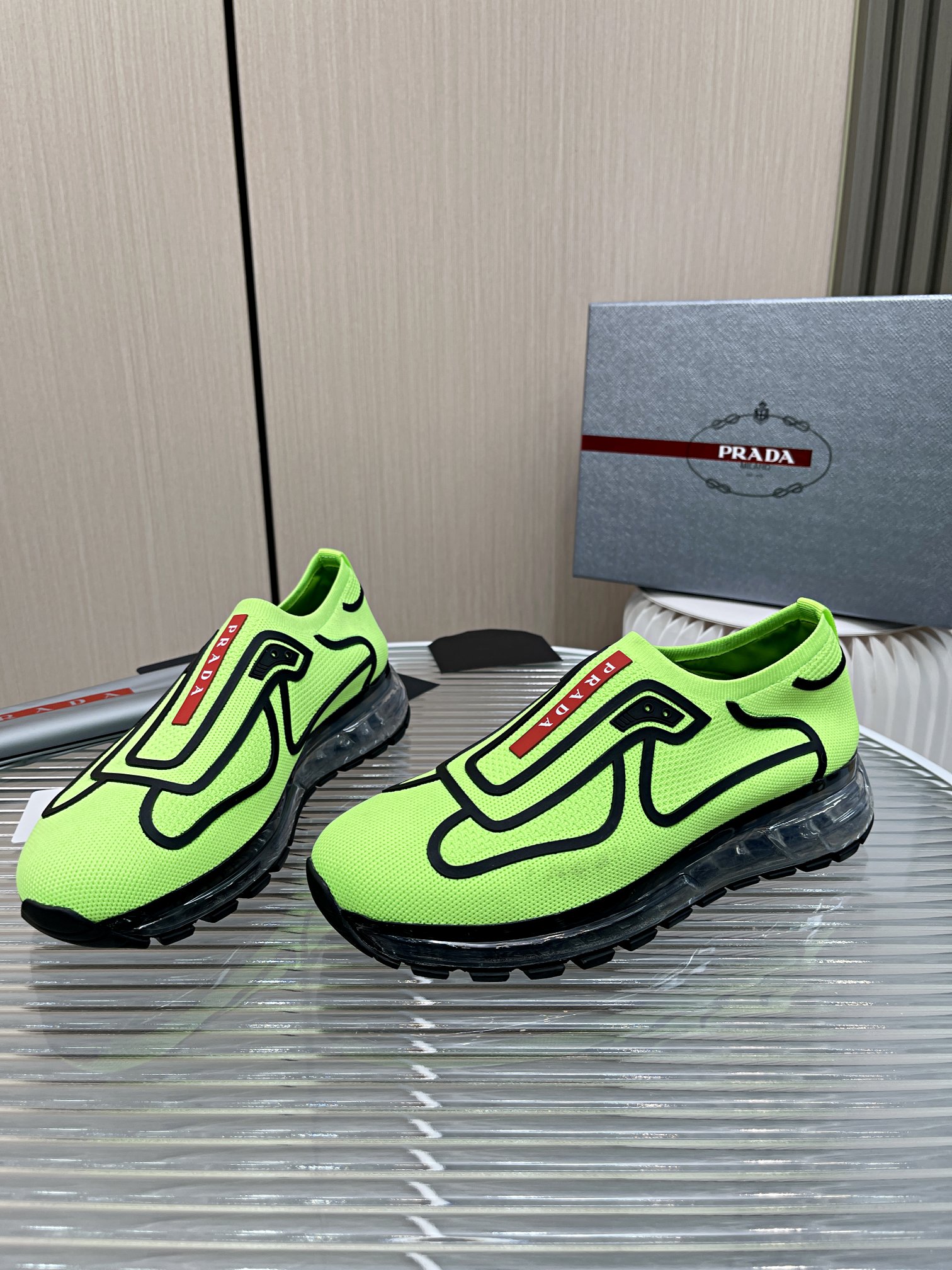 Men P*rada Top Sneaker （ ）