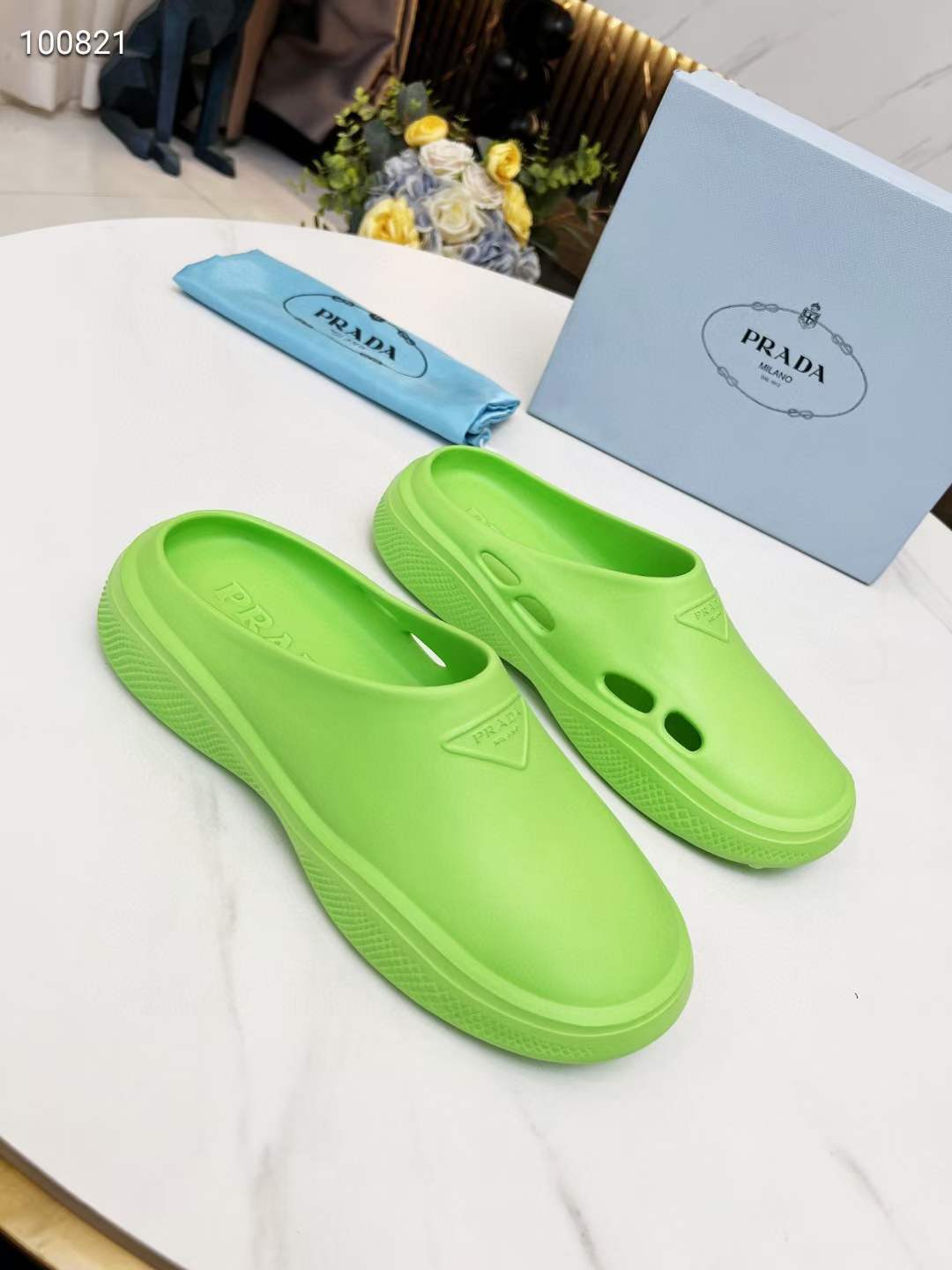 Men Women P*rada Top Slippers （ ）