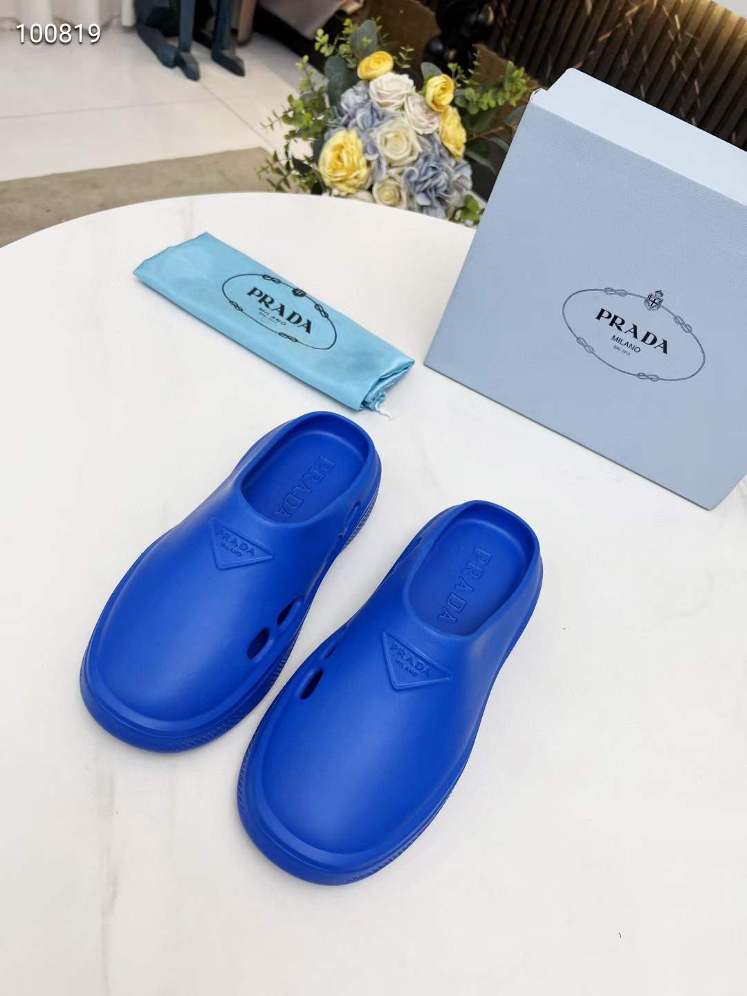 Men Women P*rada Top Slippers （ ）