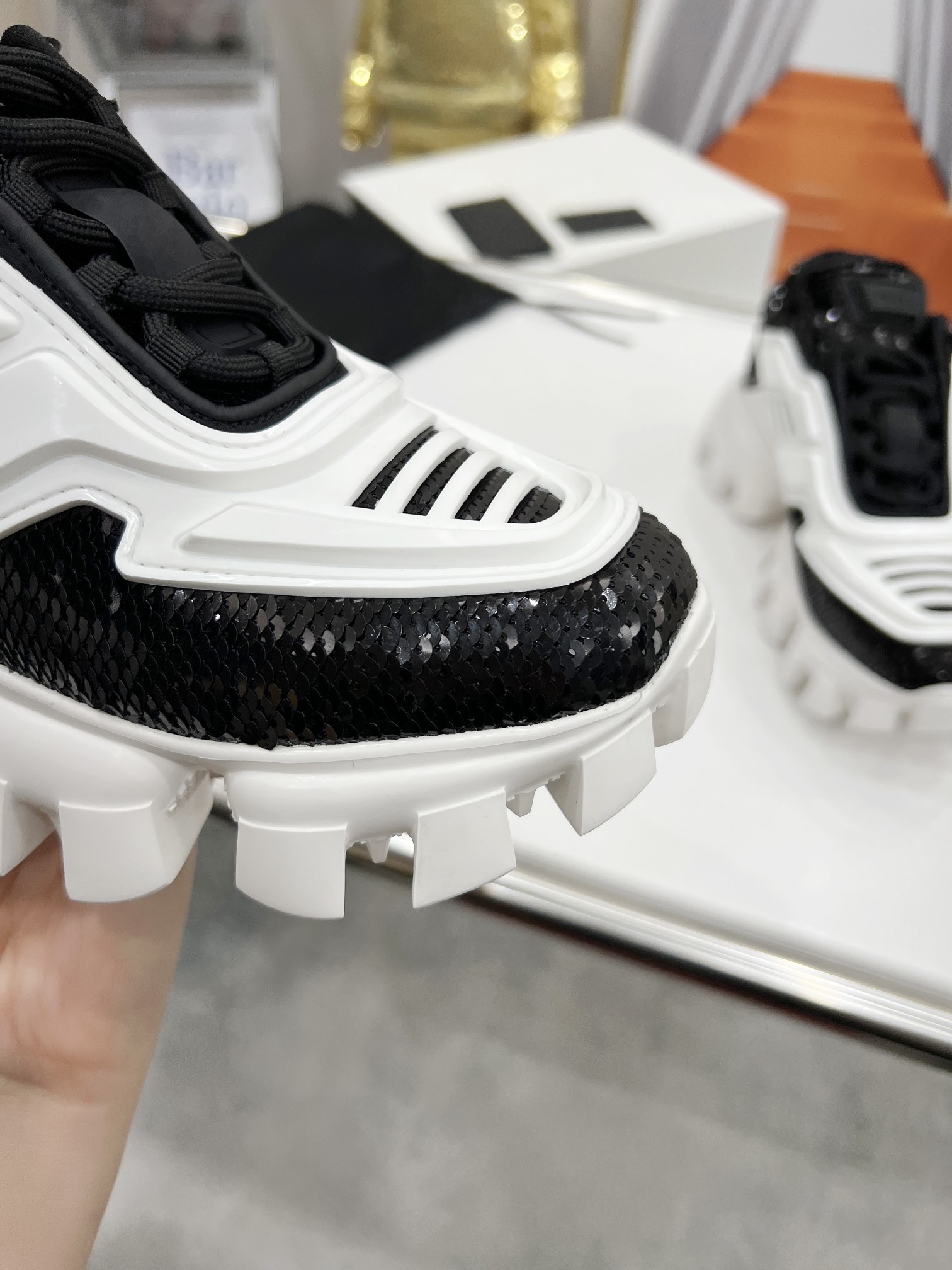 Men P*rada Top Sneaker （ ）