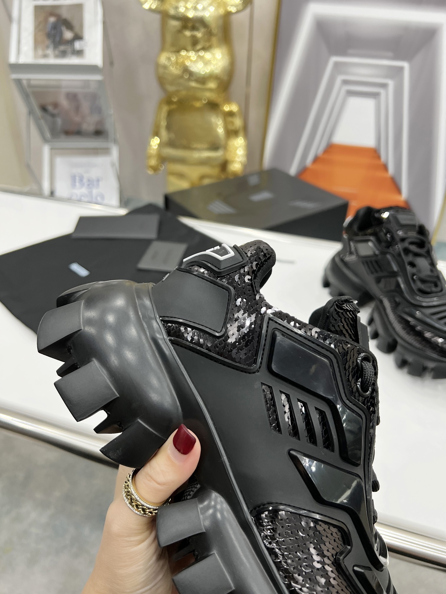 Men P*rada Top Sneaker ( )