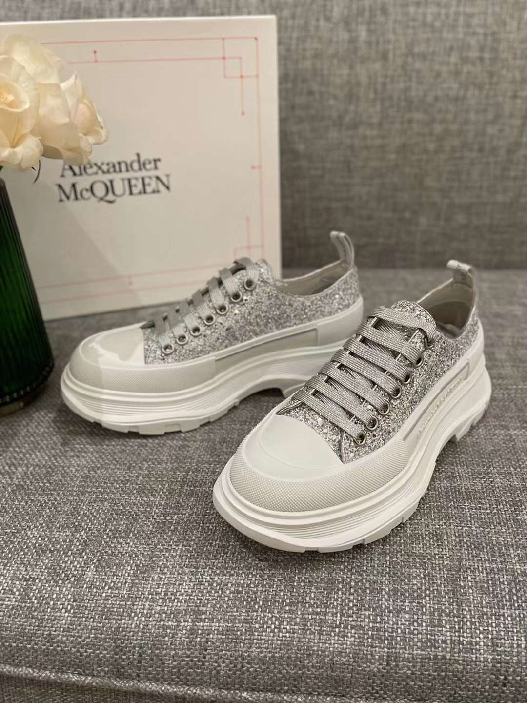 Men Women A*lexander M*cqueen Top Sneaker ( )