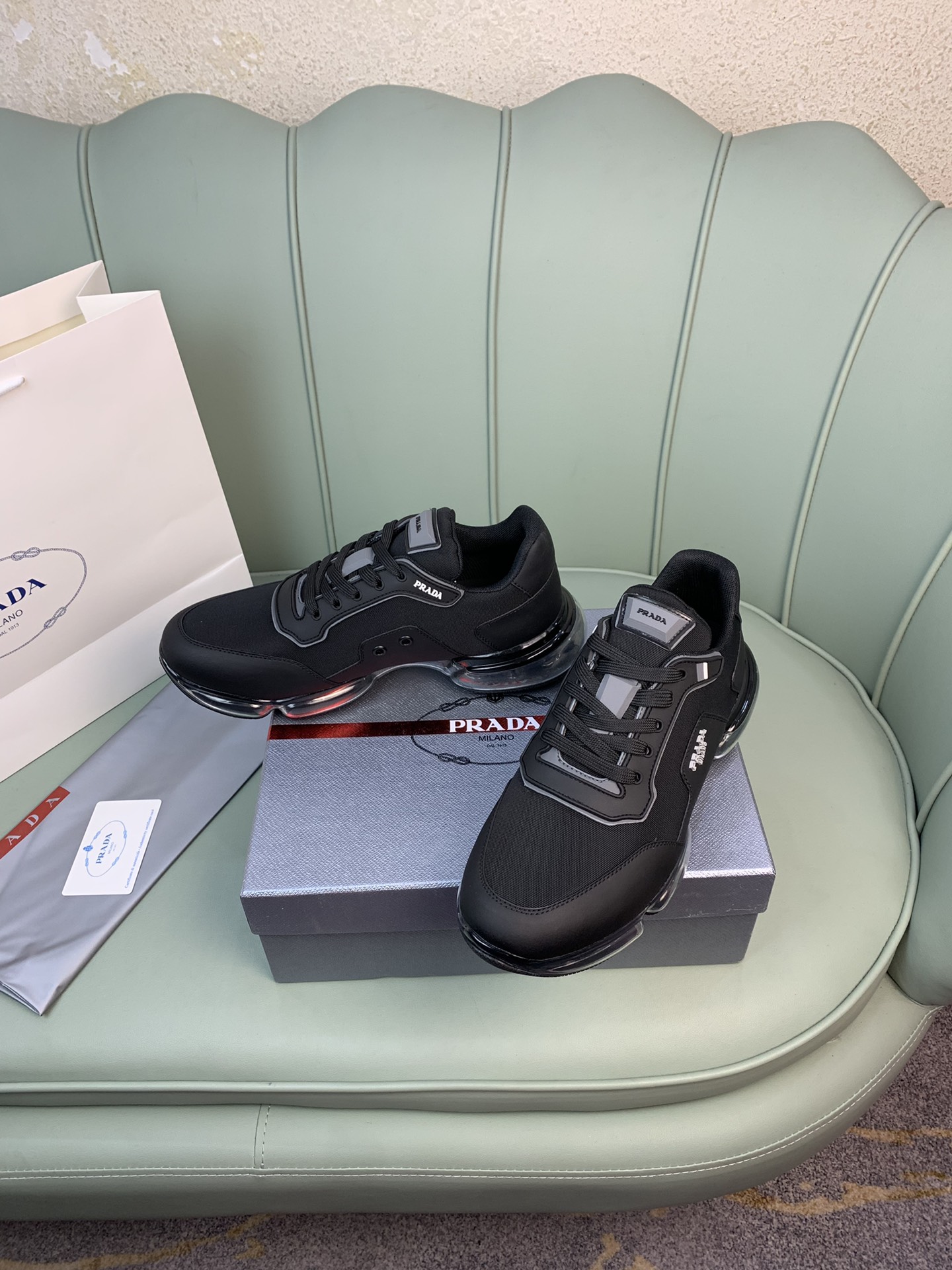 Men P*rada Top Sneaker ( )