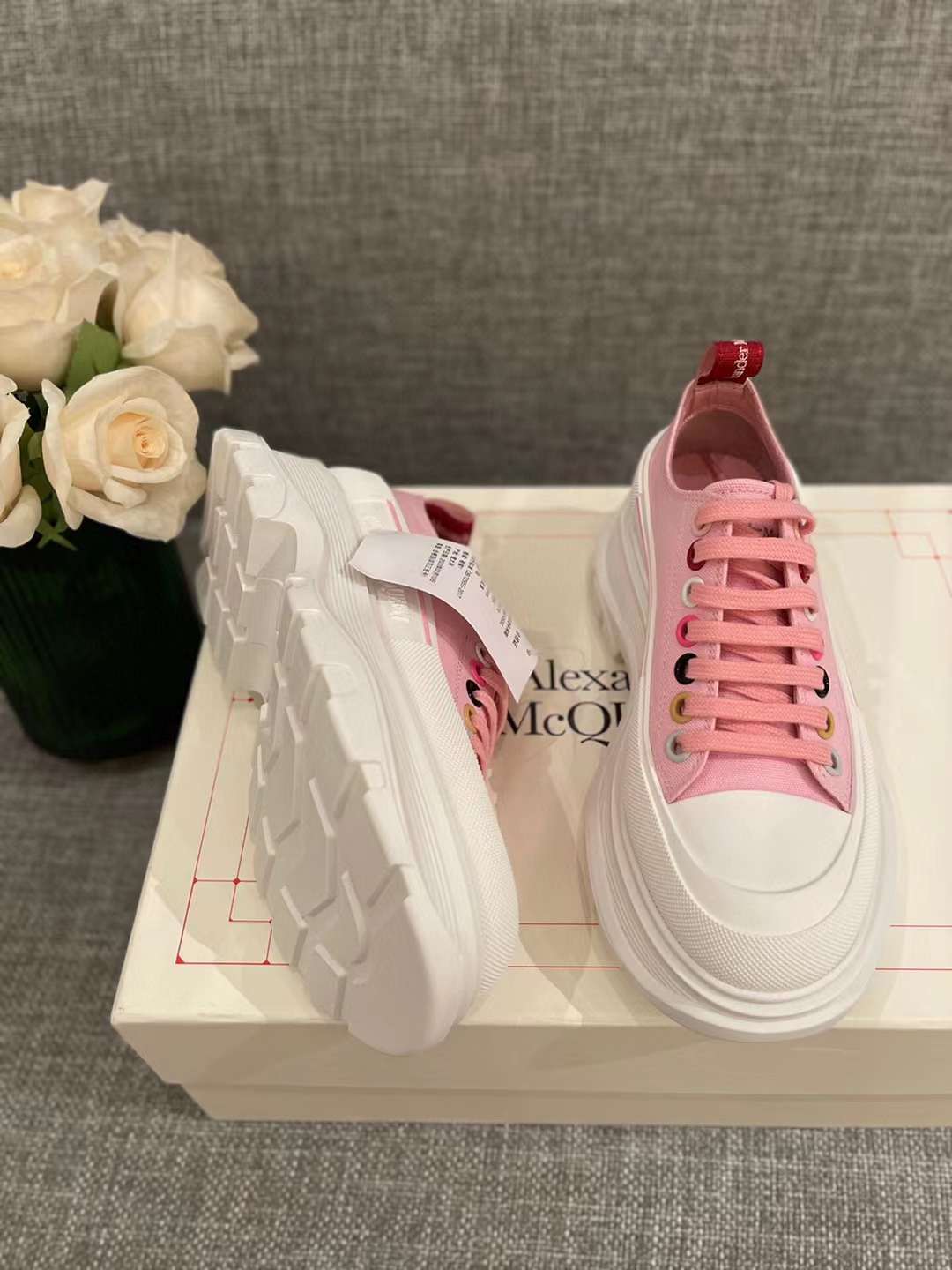 Men Women A*lexander M*cqueen Top Sneaker ( )