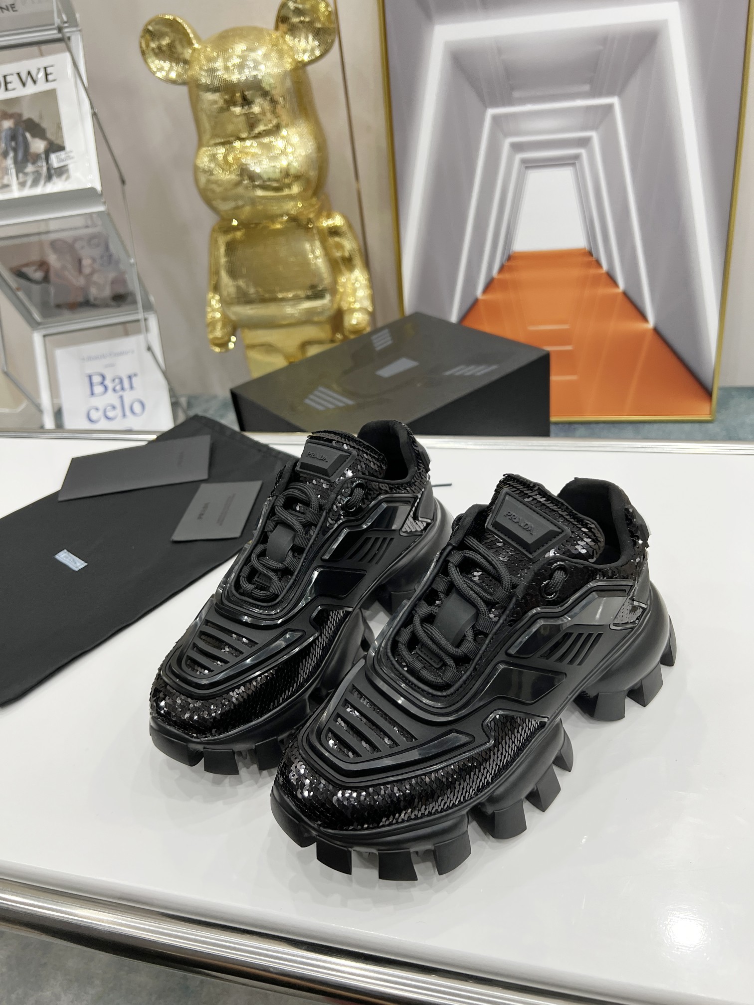 Men P*rada Top Sneaker ( )