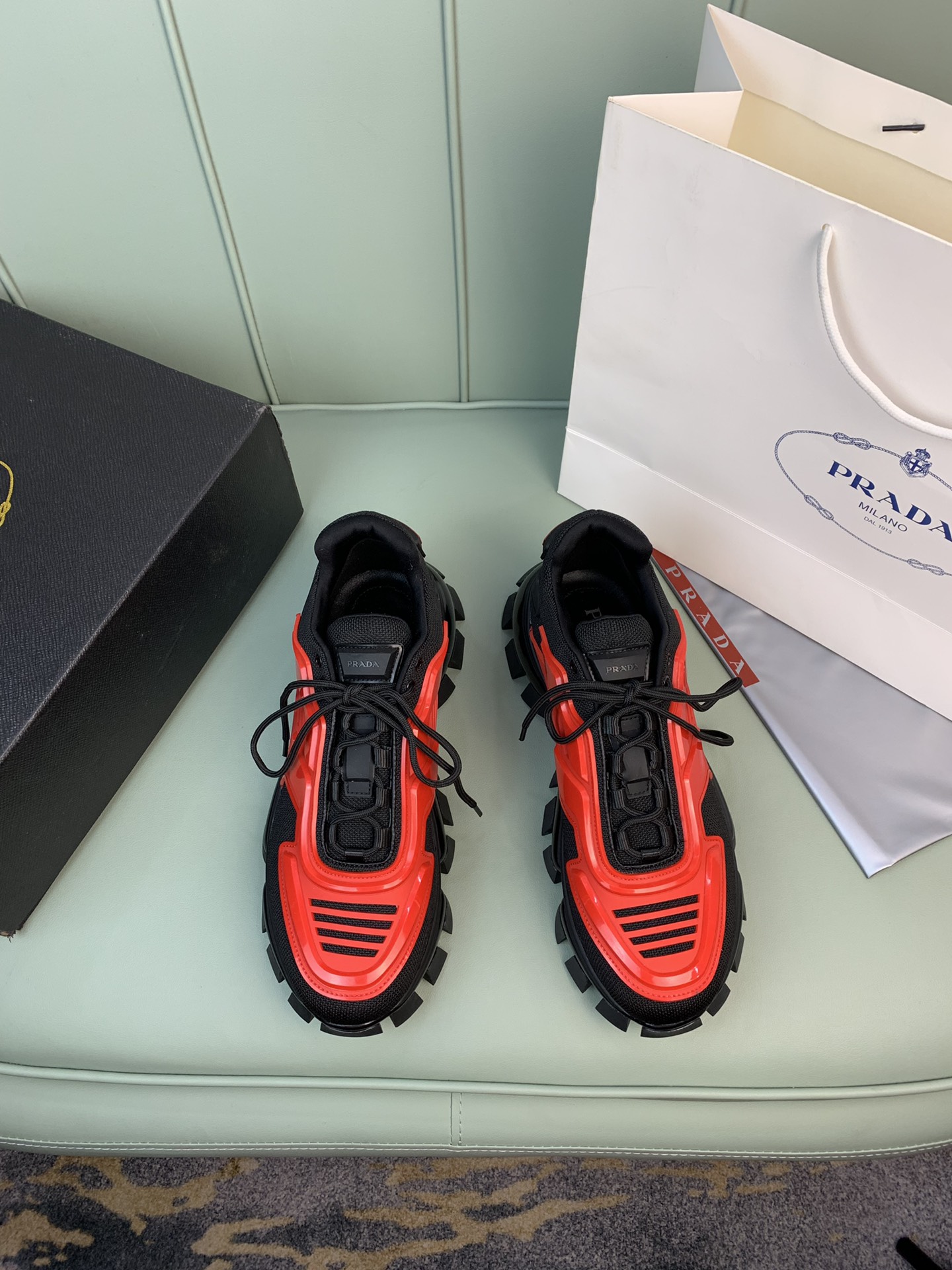 Men P*rada Top Sneaker ( )