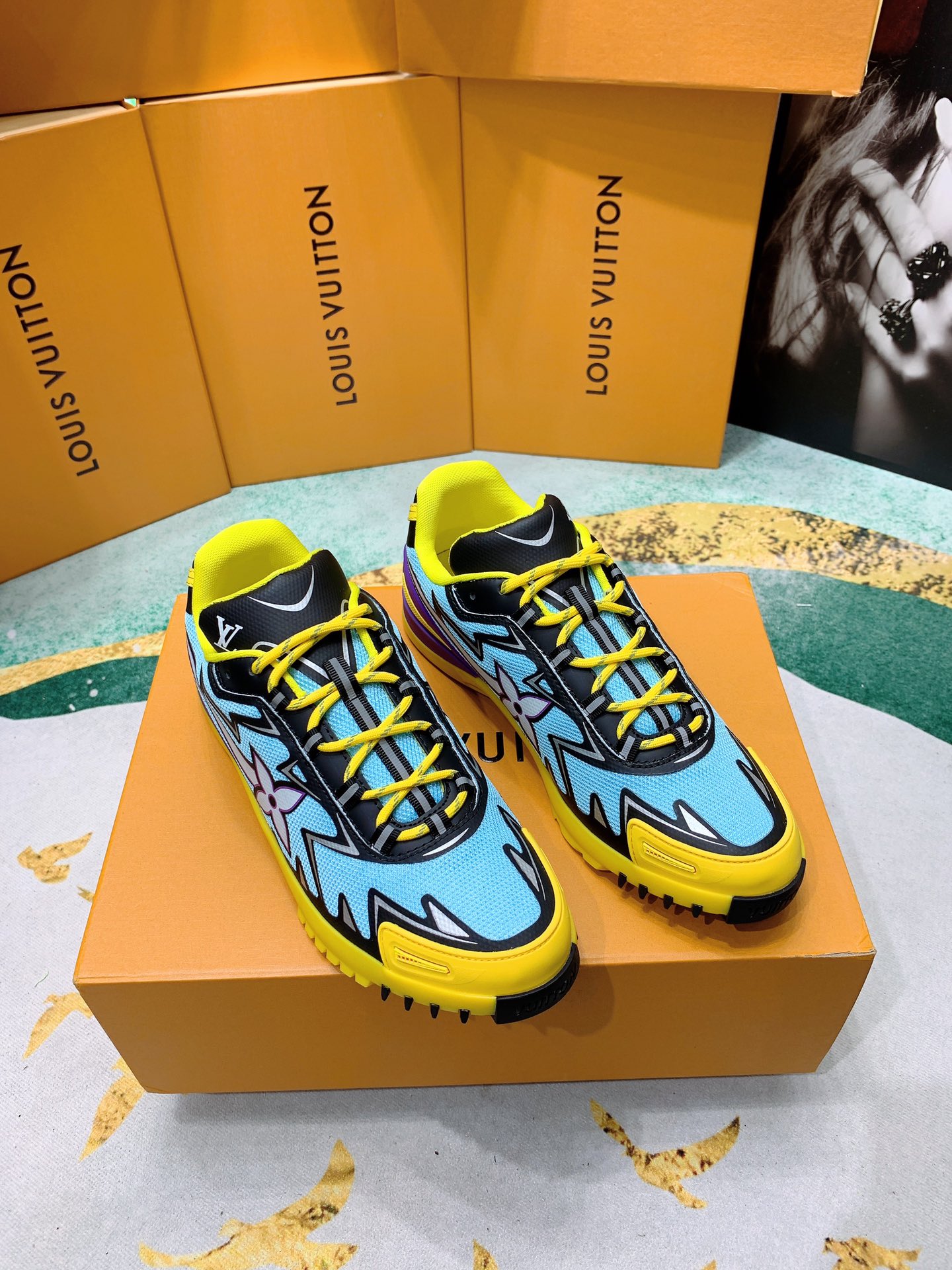 Men Women L*ouis V*uitton Top Sneaker Maikesneakers