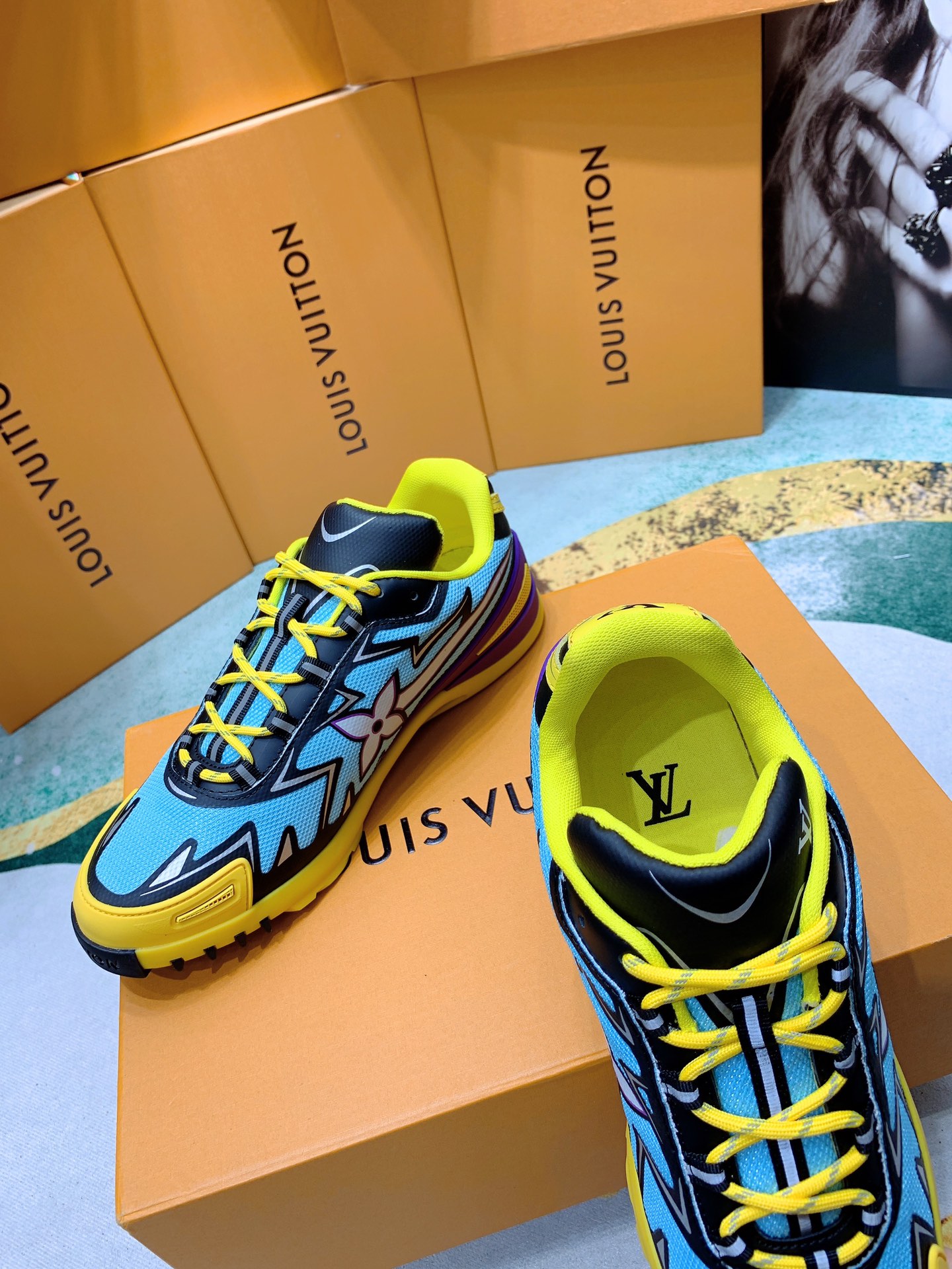 Men Women L*ouis V*uitton Top Sneaker Maikesneakers