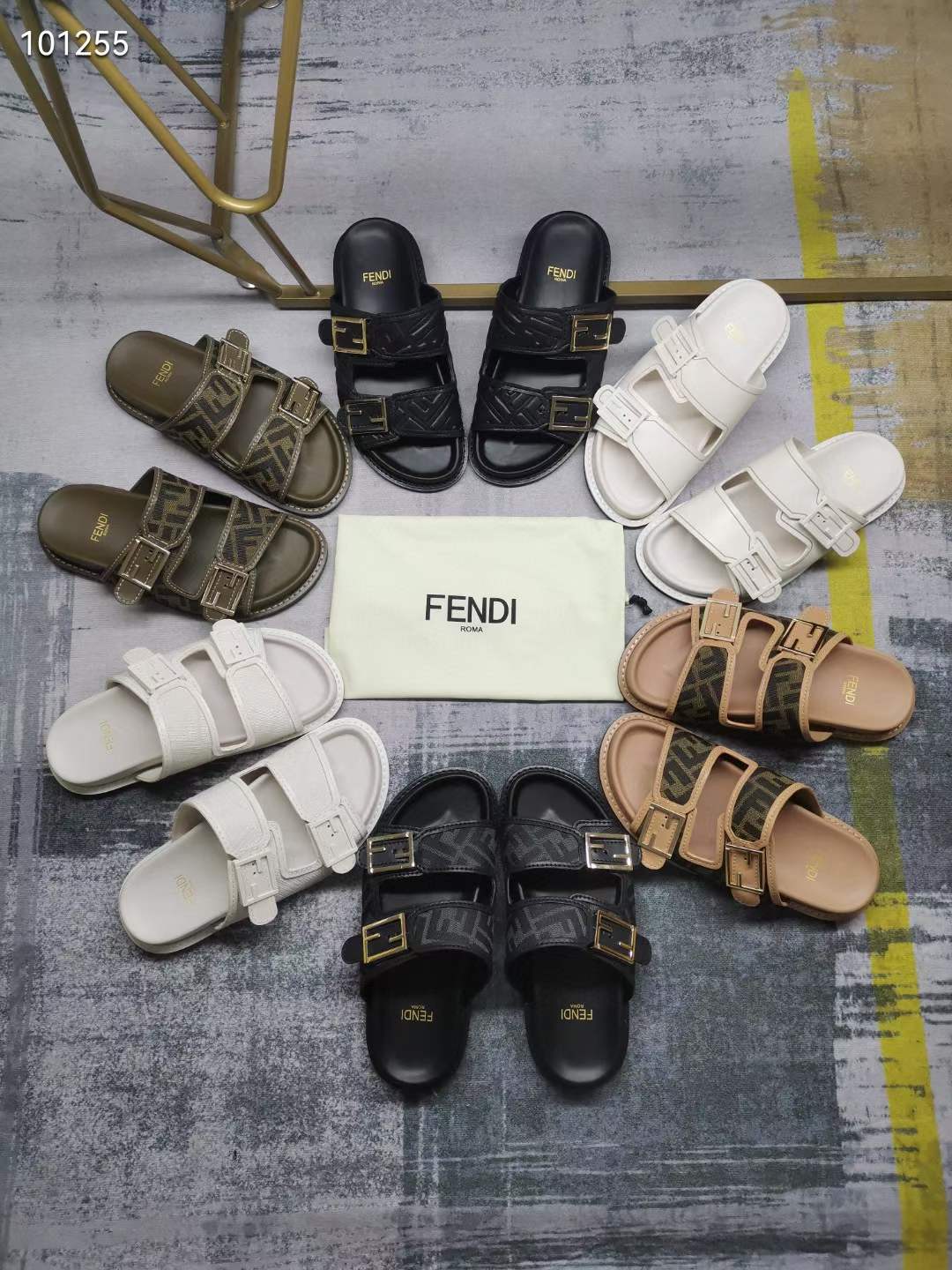Women Men F*endi Top Sandals （ ）
