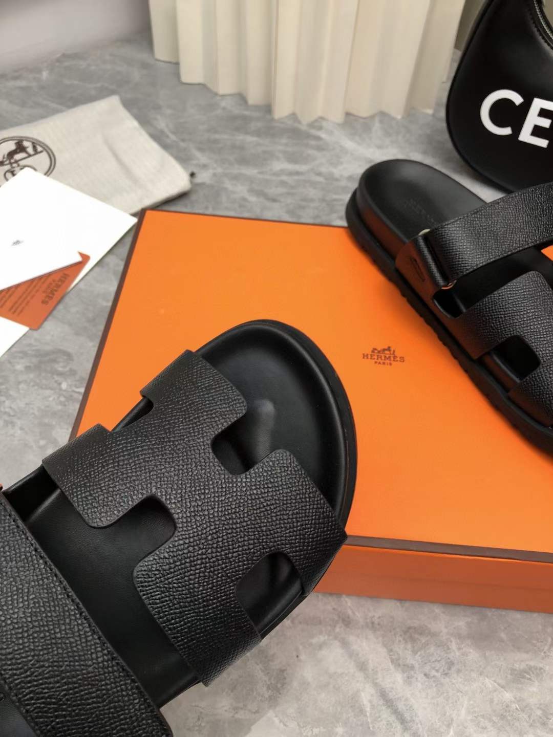 Men Women H*ermes Top Sandals