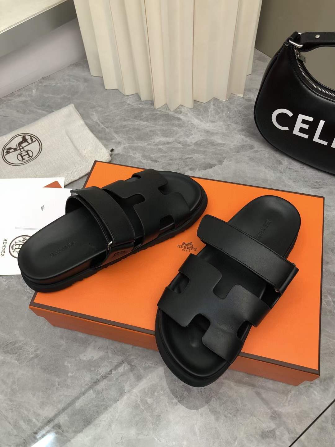 Men Women H*ermes Top Sandals