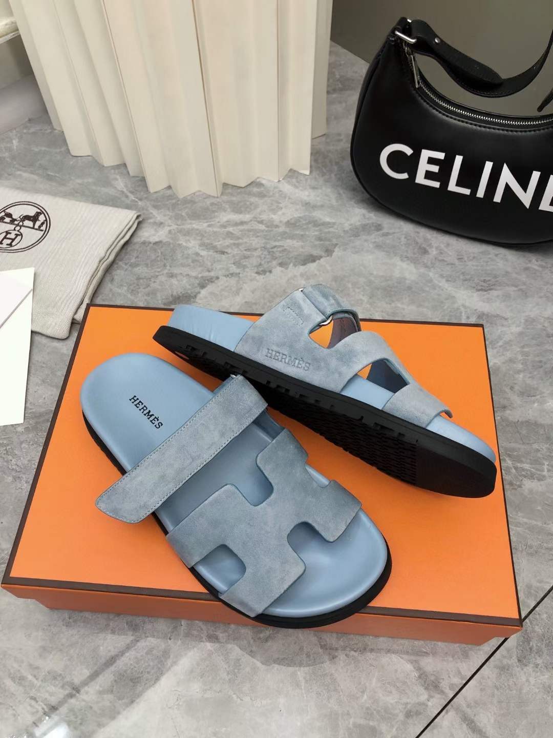 Men Women H*ermes Top Sandals