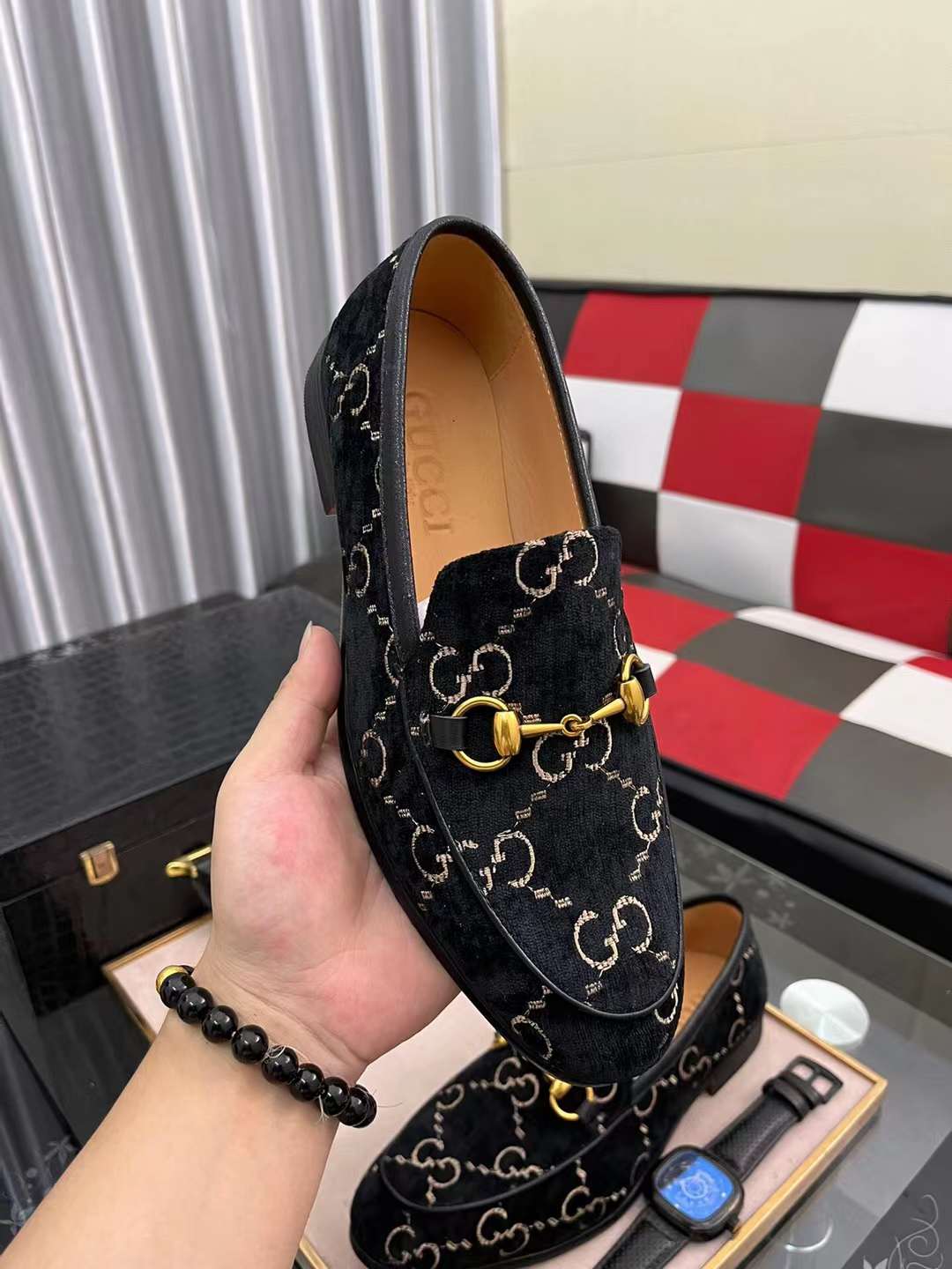 Men G*ucci Top Sneaker