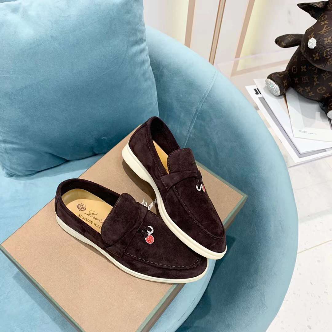 Men Women L*oro P*iana Top Loafer （）