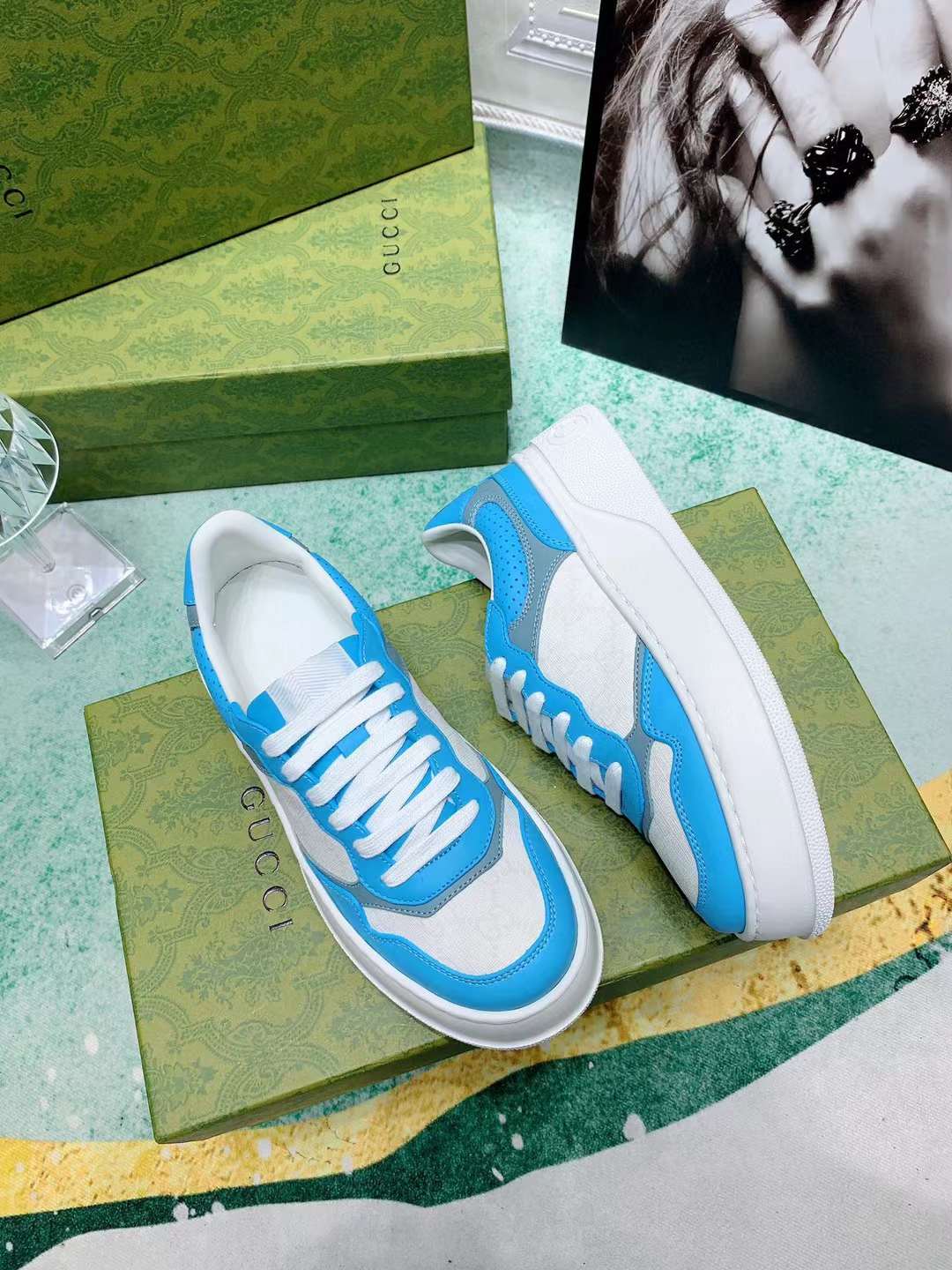 Men Women G*ucci Top Sneaker