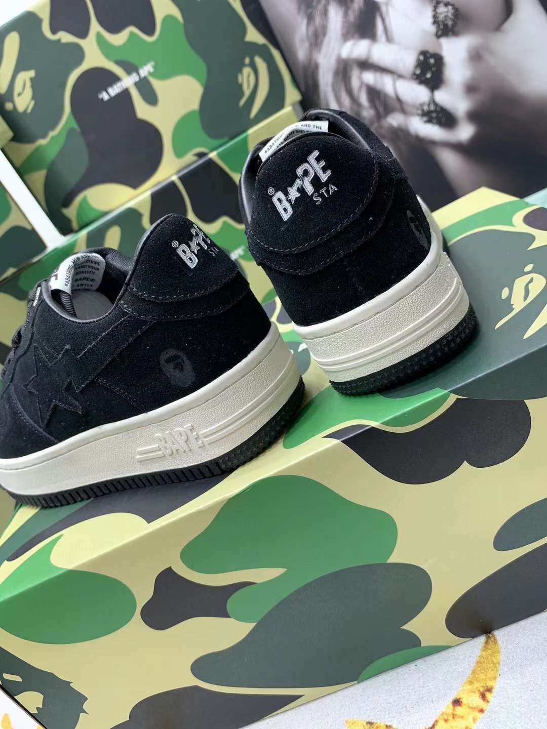 Men Women B*ape sta low Top Sneaker