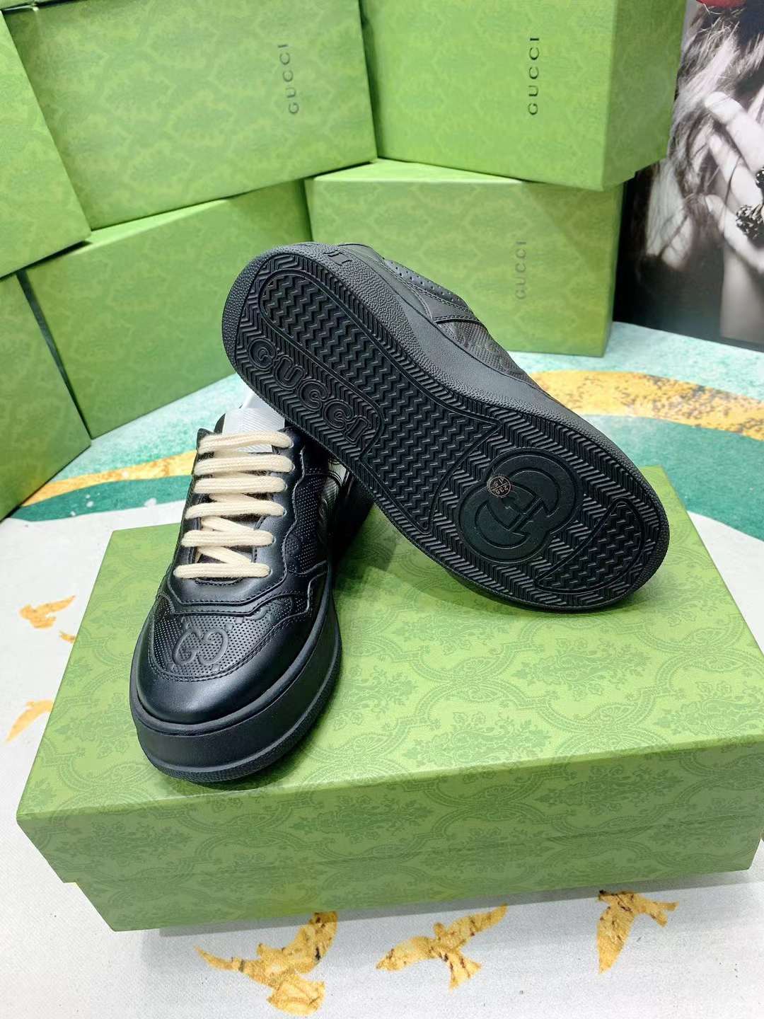 Men Women G*ucci Top Sneaker