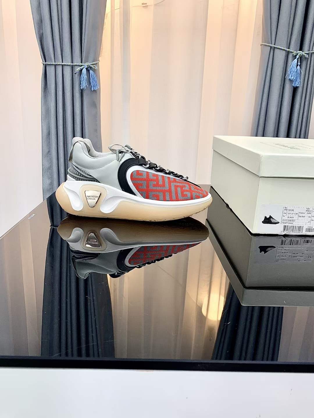 Men Women B*almain Top Sneakers