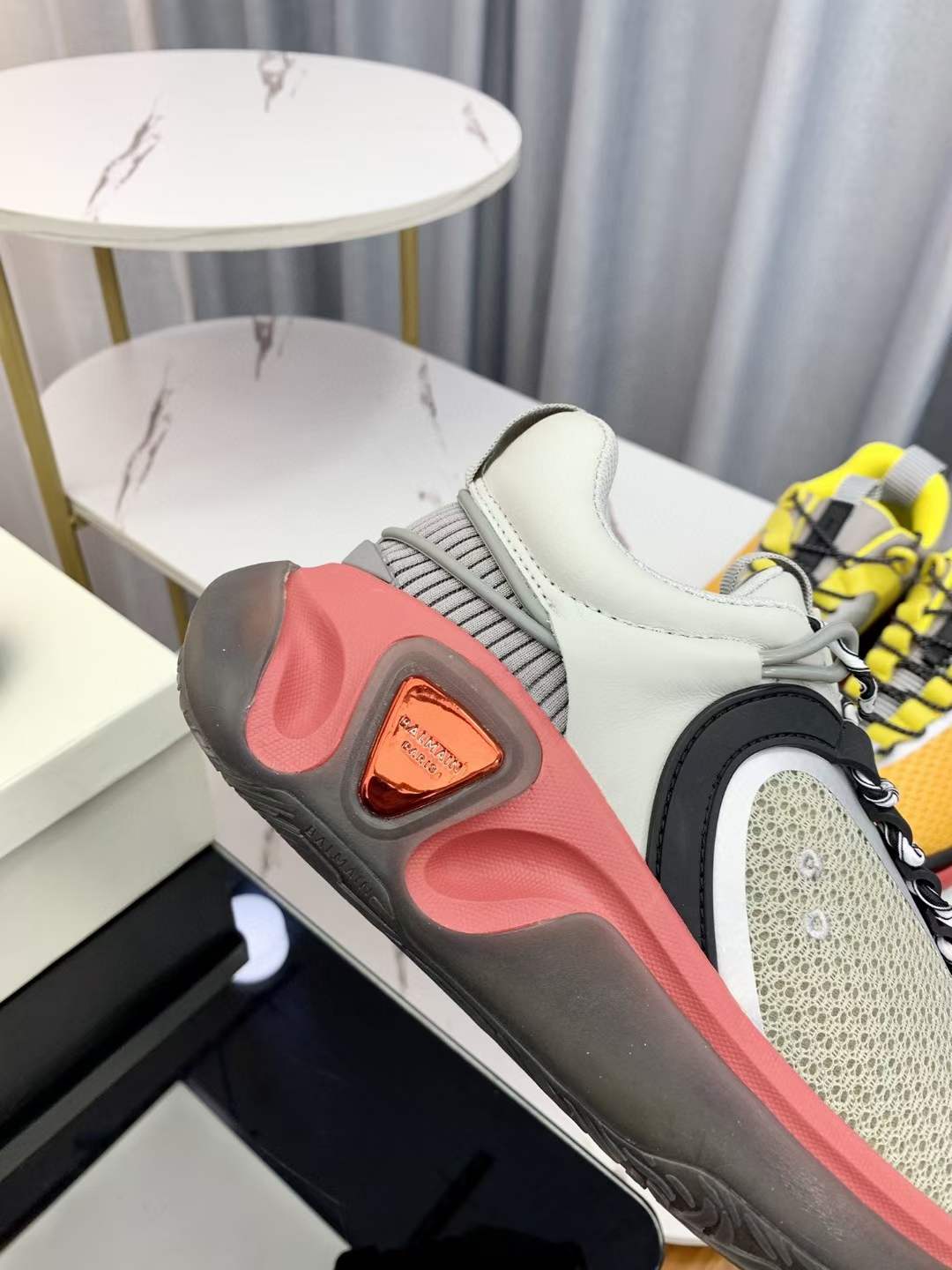 Men Women B*almain Top Sneakers