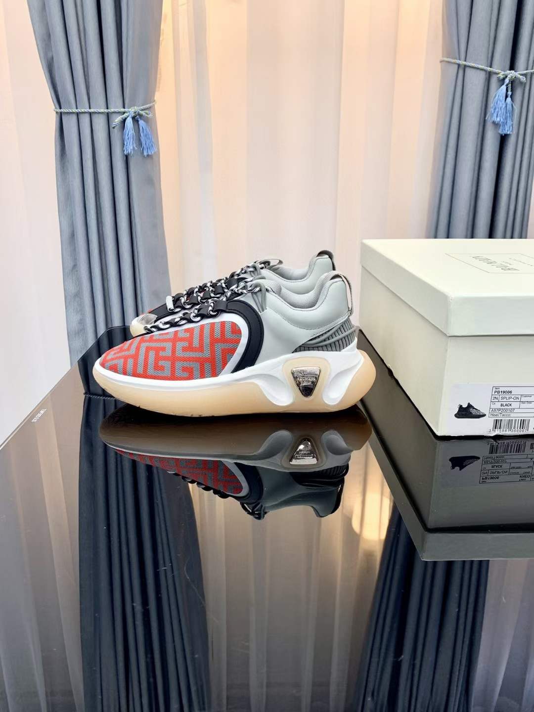 Men Women B*almain Top Sneakers