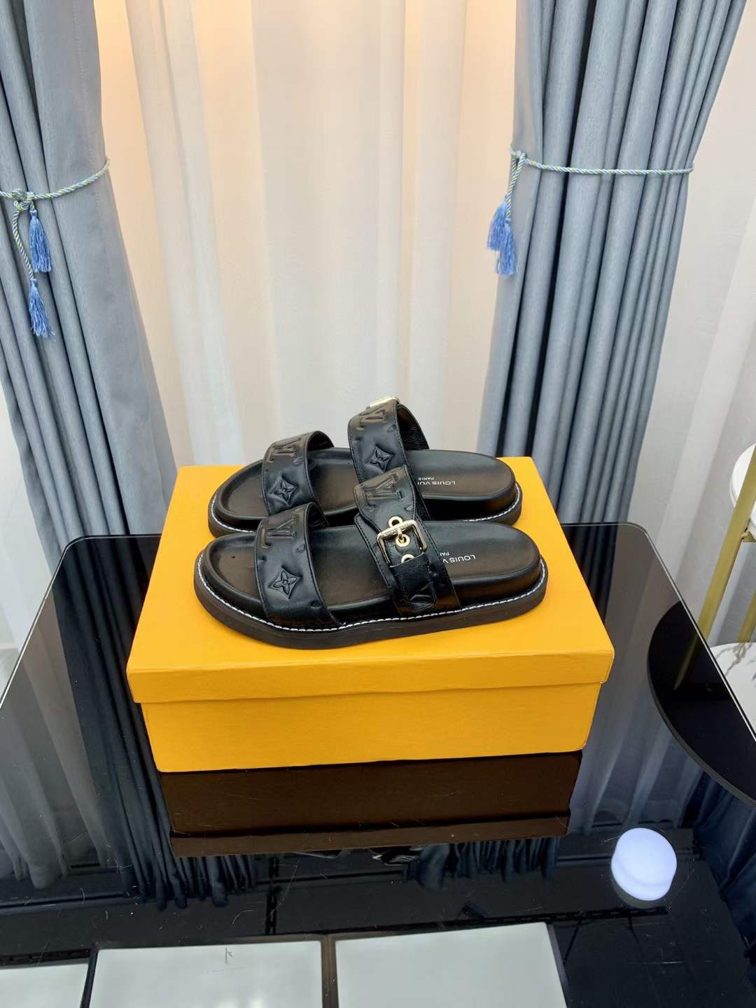 Women Men L*ouis V*uitton Top Slippers