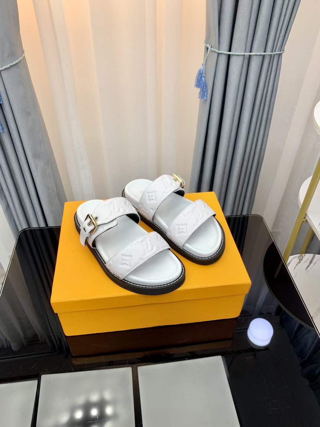 Copy Women Men L*ouis V*uitton Top Slippers