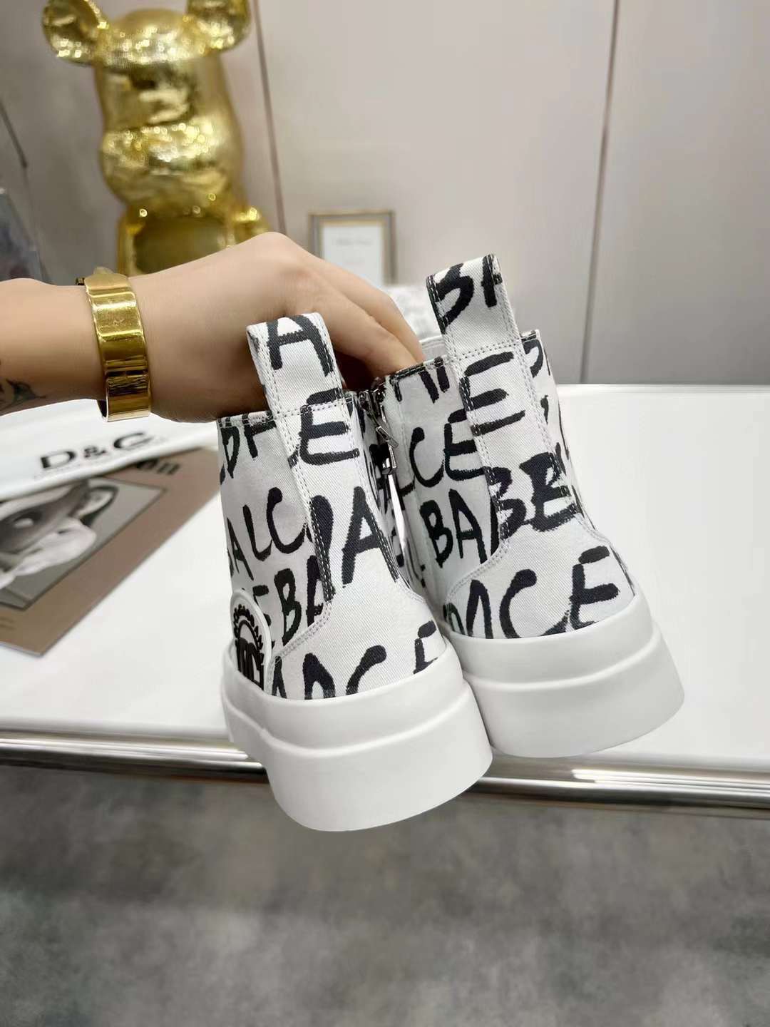 Men Women D*G Top Sneakers