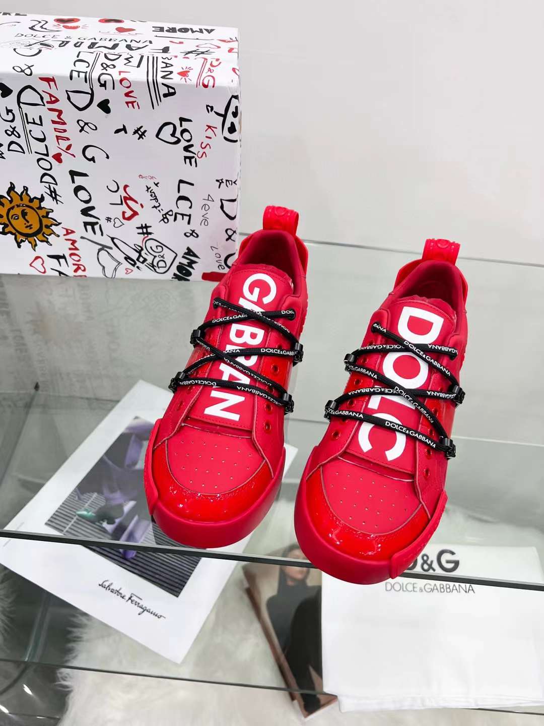 Men Women D*G Top Sneakers