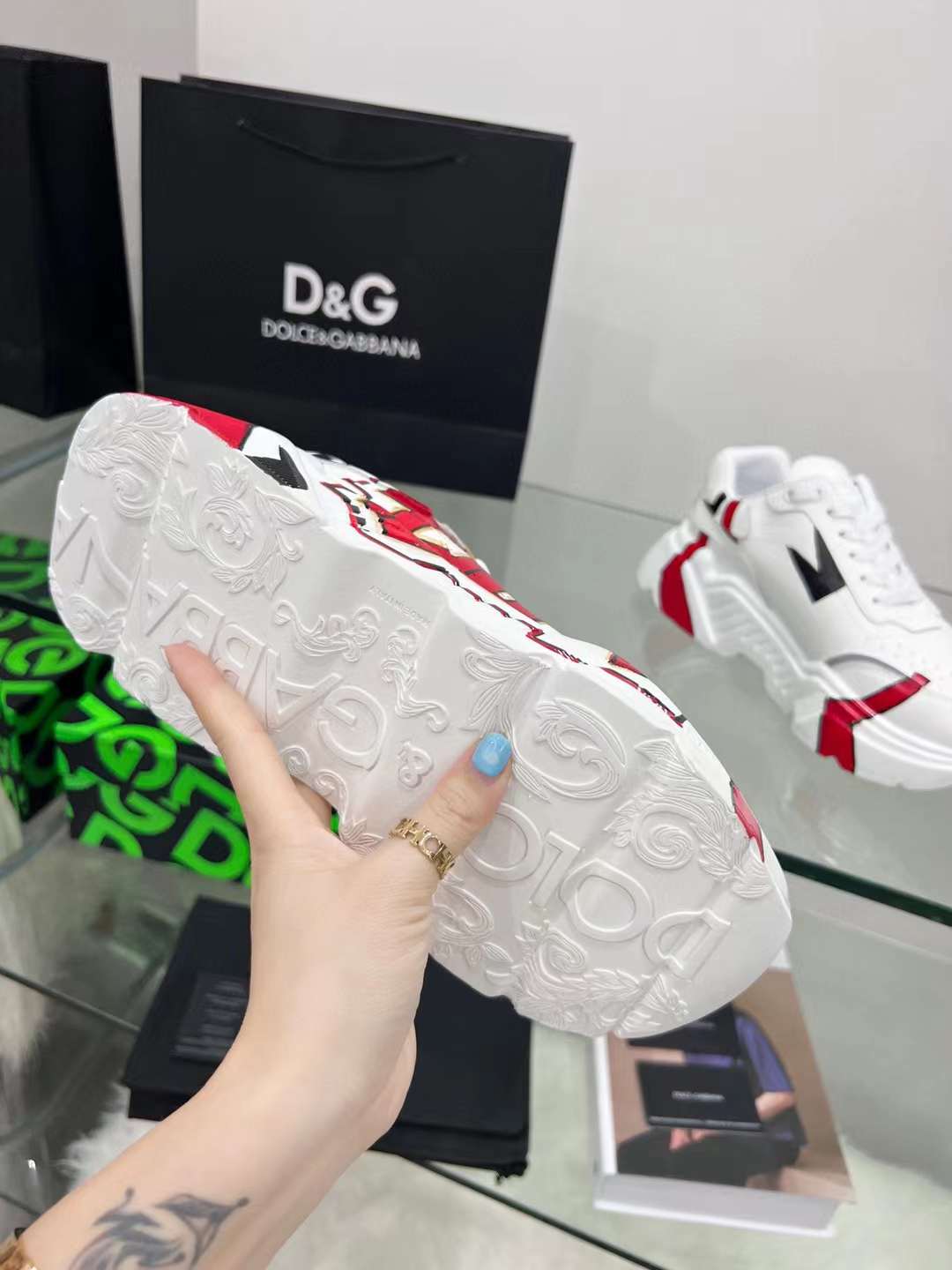 Men Women D*G Top Sneakers