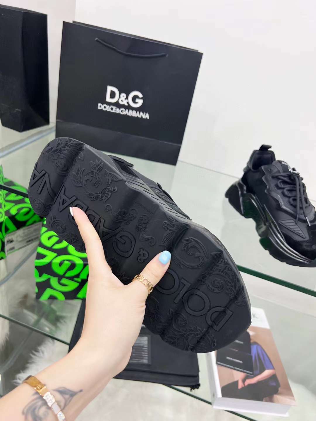 Men Women D*G Top Sneakers