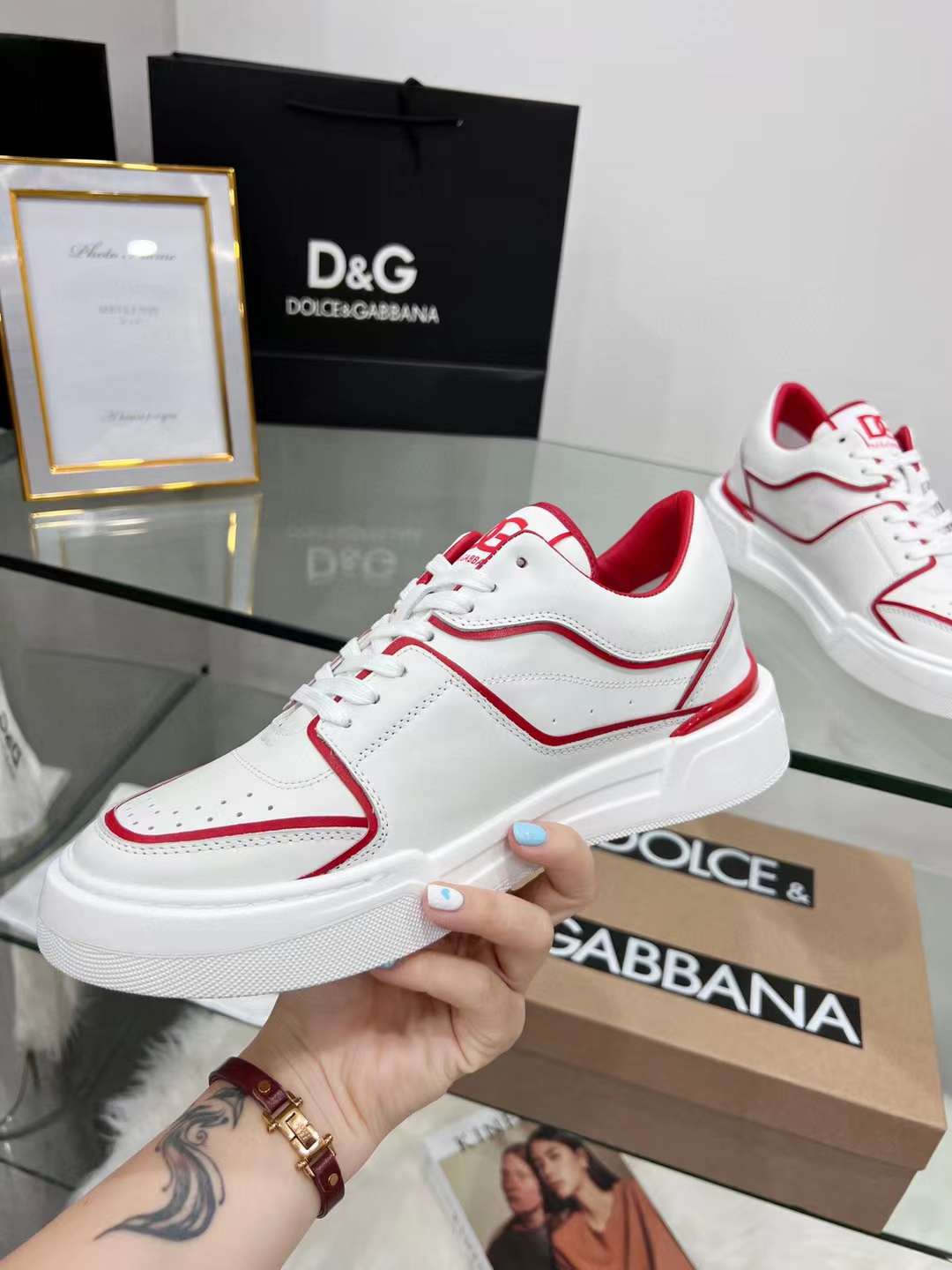 Men Women D*G Top Sneakers