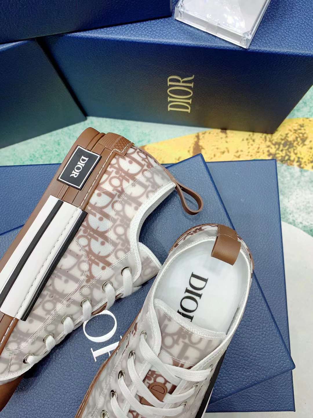 Men Women D*ior Top Sneakers ()