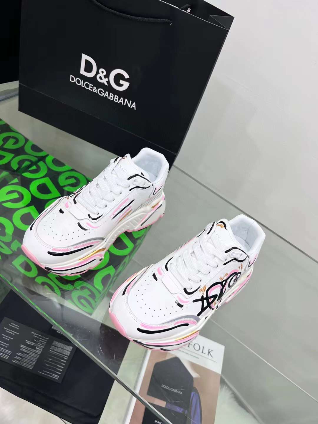 Men Women D*G Top Sneakers