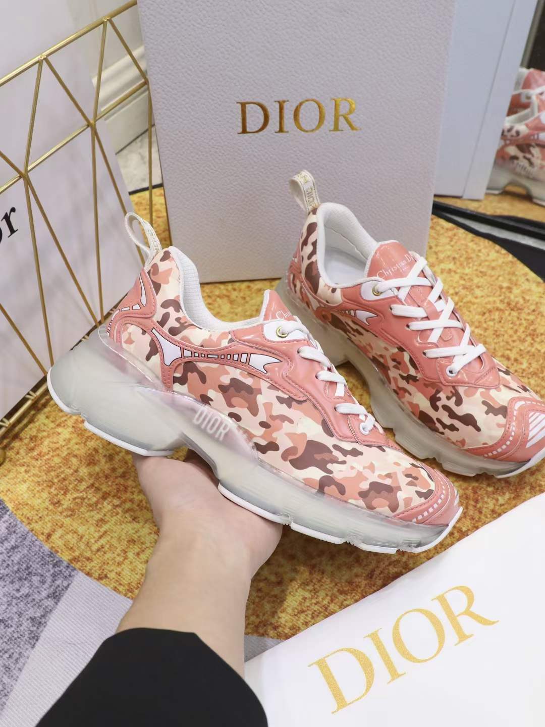 Men Women D*ior Top Sneakers ()