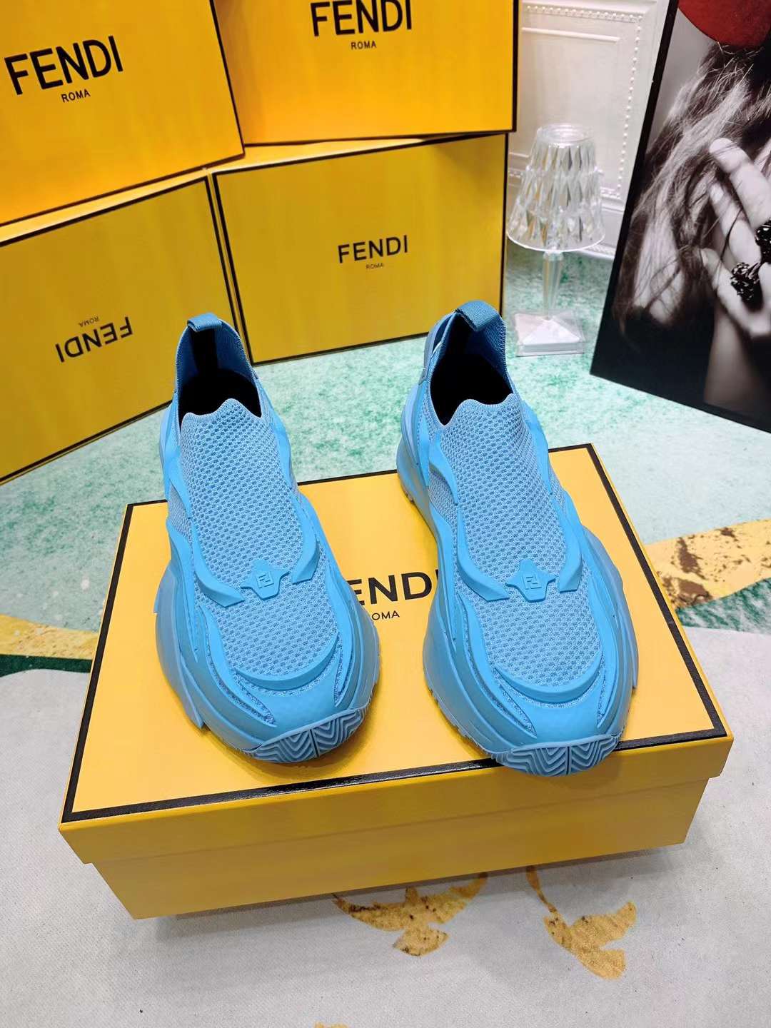 Men Women F*endi Top Sneaker ( )