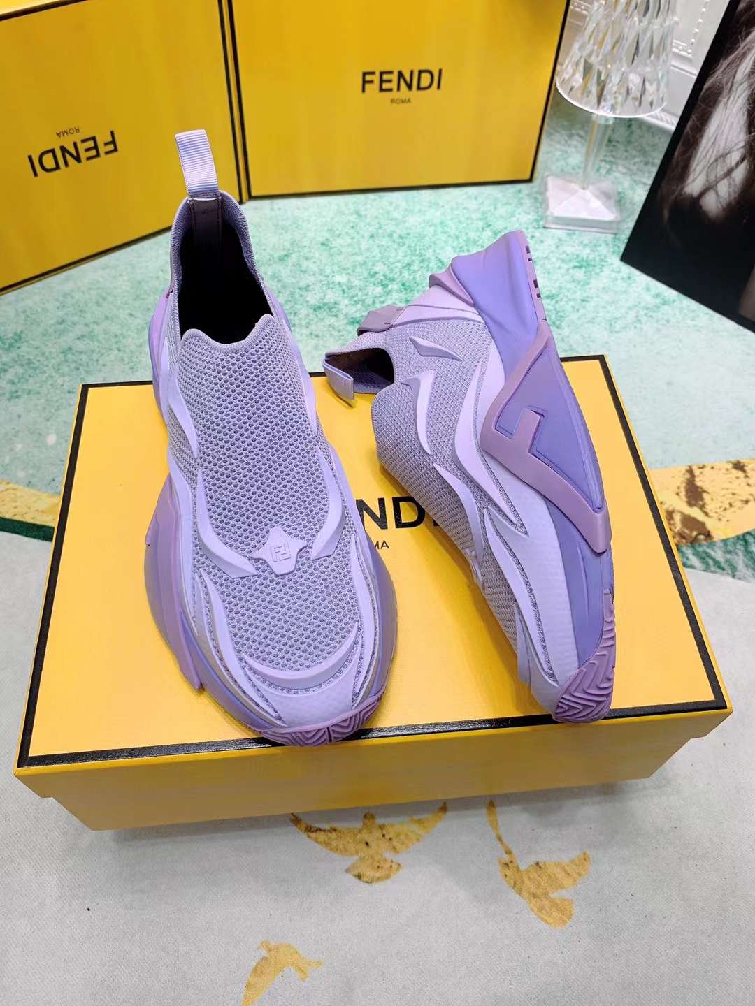 Men Women F*endi Top Sneaker （ ）