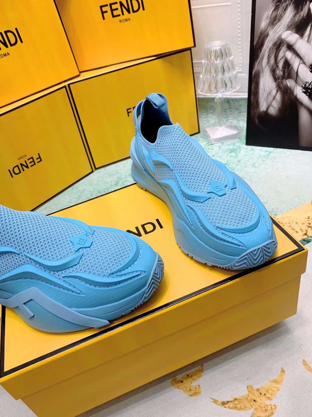 Men Women F*endi Top Sneaker ( )