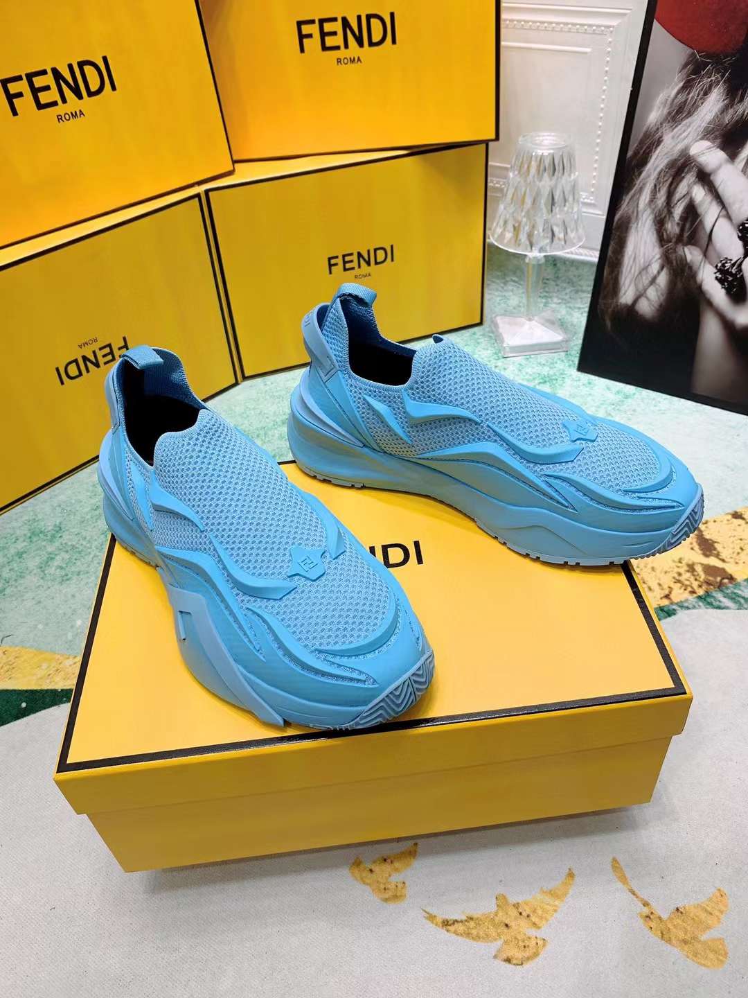 Men Women F*endi Top Sneaker ( )