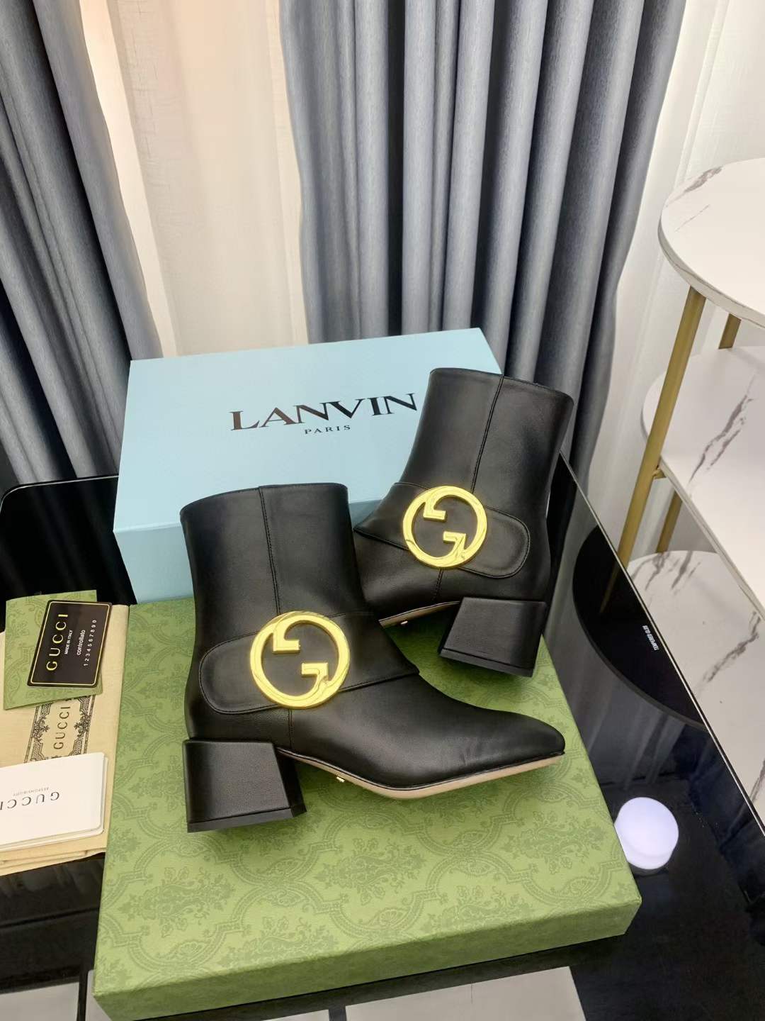 Women G*ucci Top Boots （）