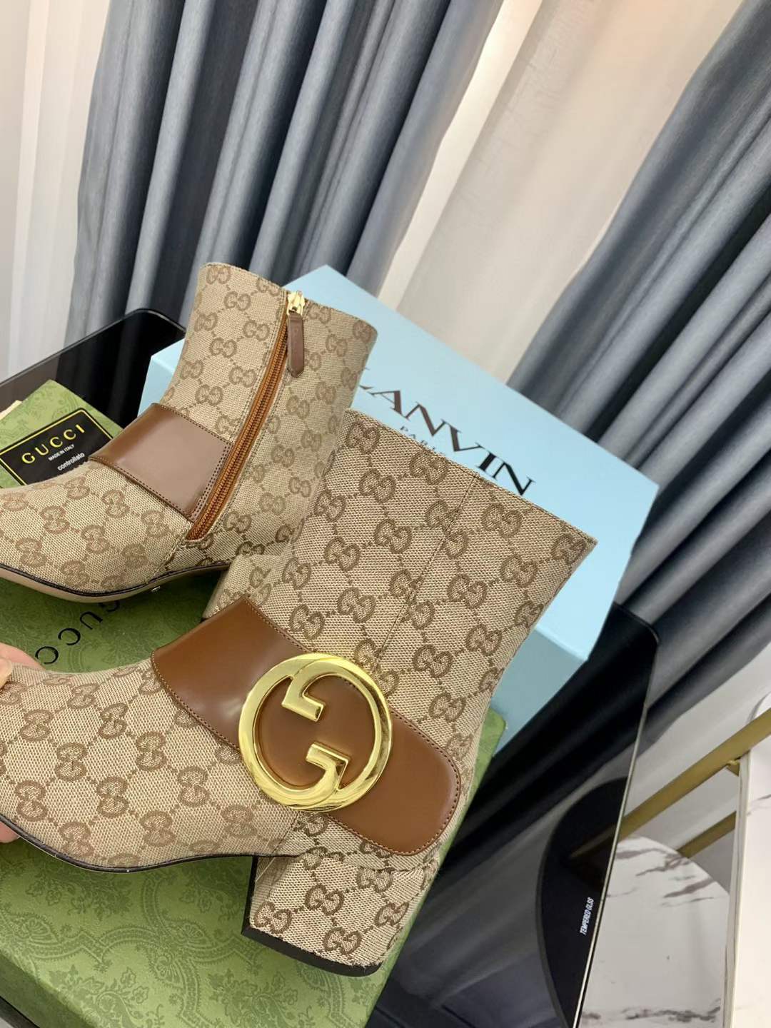 Women G*ucci Top Boots （）