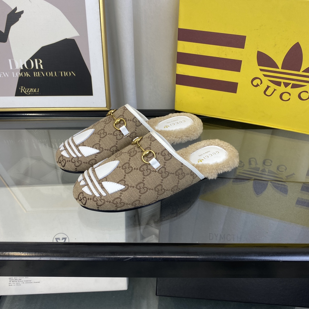 Women G*ucci A*didas Slippers Maikesneakers