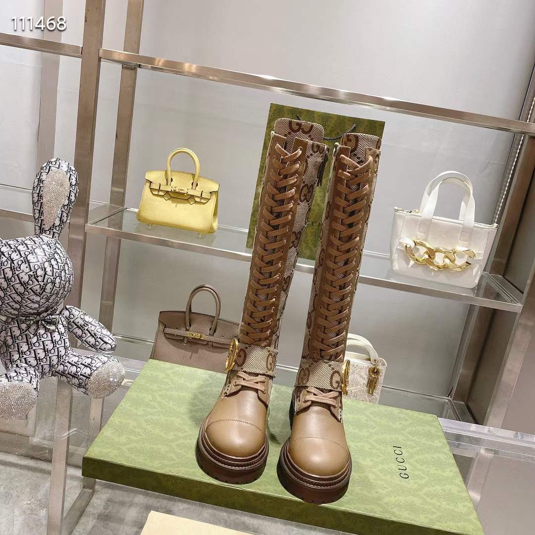Women G*ucci Top Boots （）