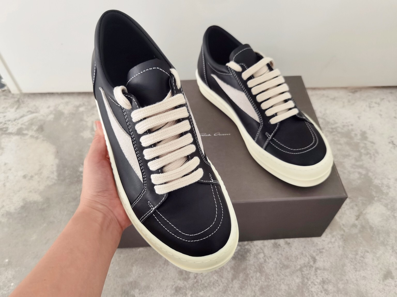 Men Women R*ick O*wens Top Sneaker