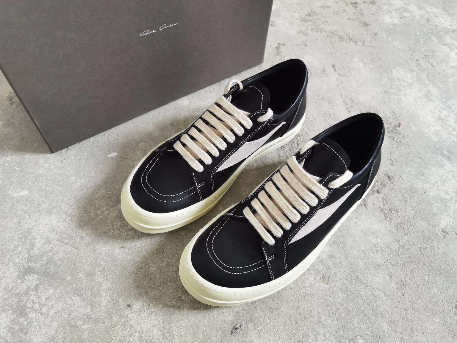 Men Women R*ick O*wens Top Sneaker